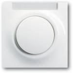 ARDEBO.de Busch-Jaeger 1781-74 Zentralscheibe mit Betätigungsknopf und Glimmlampe, Busch Impuls, Alpinweiß (2CKA001753A4849)