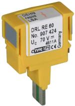 ARDEBO.de Dehn DRL RE 60 DEHNrapid Überspannungsableiter LSA Schutzstecker für 1 Doppelader Un, 60V (907424)