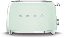 Smeg TSF01PGEU 50"s Style Toaster, 950 W, 2-Schlitze, 6 Röststufen, pastellgrün