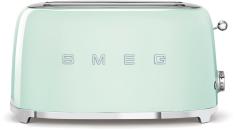 Smeg TSF02PGEU 50"s Style Toaster, 1500 W, 2 Schlitze, 6 Röststufen, lang, pastellgrün
