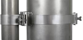 ARDEBO.de Dehn BS D50 SB50.300 V2A Befestigungsschelle f. Rohre D 50mm m. Spannband D 90-300mm f. DEHNiso-Combi (105360)