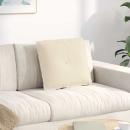 Rücken Kissen Beige 50 x 45 cm Mikrofaserstoff