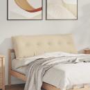 Rücken Kissen Creme 140 x 19 x 50 cm Stoff