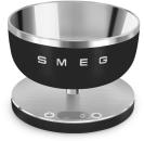 ARDEBO.de Smeg KSC01BLMWW Digitale Portionswaage, LED-Display, abnehmbare Wiegeschale, max. Tragkraft 5,0 kg, wiederaufladbar, schwarz matt