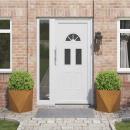 Pflanzkübel 2 pcs Rostig 50 x 50 x 50 cm Wetterfeststahl