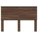Kopfteil mit Kopfteil Braun Eichen-Optik 150 cm Holzwerkstoff