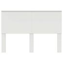 Kopfteil mit Kopfteil Weiß 140 cm Holzwerkstoff