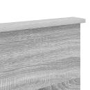 Kopfteil mit Kopfteil Graues Sonoma 200 cm Holzwerkstoff