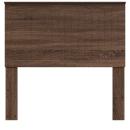 Kopfteil mit Kopfteil Braun Eichen-Optik 100 cm Holzwerkstoff