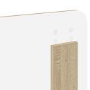 Kopfteil mit Kopfteil Sonoma-Eiche 200 cm Holzwerkstoff