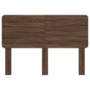Kopfteil mit Kopfteil Braun Eichen-Optik 160 cm Holzwerkstoff