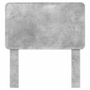 Kopfteil mit Kopfteil Beton Grau 100 cm Holzwerkstoff