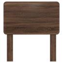 Kopfteil mit Kopfteil Braun Eichen-Optik 80 cm Holzwerkstoff