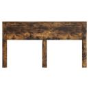 Kopfteil mit Kopfteil Geräucherte Eiche 180 cm Holzwerkstoff