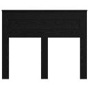 Kopfteil mit Kopfteil Schwarz Eichen-Optik 135 cm Holzwerkstoff