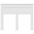 Kopfteil mit Kopfteil Weiß 120 cm Holzwerkstoff