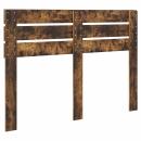 Kopfteil mit Kopfteil Geräucherte Eiche 160 cm Holzwerkstoff