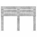 Kopfteil mit Kopfteil Beton Grau 150 cm Holzwerkstoff