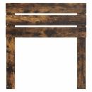 Kopfteil mit Kopfteil Geräucherte Eiche 90 cm Holzwerkstoff