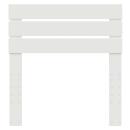 Kopfteil mit Kopfteil Weiß 75 cm Holzwerkstoff