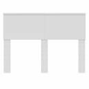 Kopfteil mit Kopfteil Weiß 120 cm Holzwerkstoff