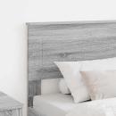 Kopfteil mit Kopfteil Graues Sonoma 80 cm Holzwerkstoff