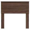 Kopfteil mit Kopfteil Braun Eichen-Optik 80 cm Holzwerkstoff