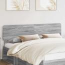 Kopfteil mit Kopfteil Graues Sonoma 200 cm Holzwerkstoff