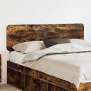 Kopfteil mit Kopfteil Geräucherte Eiche 140 cm Holzwerkstoff