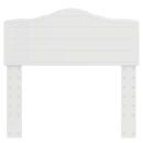 Kopfteil mit Kopfteil Glänzend Weiß 100 cm Holzwerkstoff