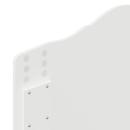 Kopfteil mit Kopfteil Glänzend Weiß 90 cm Holzwerkstoff