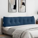 ARDEBO.de - Rücken Kissen Blau 180 x 24 x 50 cm Stoff