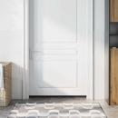 ARDEBO.de - Selbstklebende Türbürstendichtungen 12 pcs Schwarz 100 cm