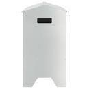 Futtertröge für Nutztiere Silber 79 x 35 x 62 cm