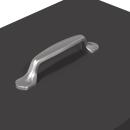 Hühnertretfeeder Schwarz 25 x 42 x 40 cm Kaltgewalzter Stahl