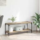 ARDEBO.de - TV-Schränk Artisan-Eiche 100x33x41cm Verbundholz und Eisen