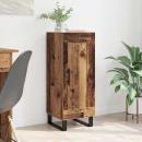 ARDEBO.de - Sideboard Altholz 34,5 x 34 x 90 cm Verbundholz und Eisen