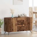 ARDEBO.de - Sideboard mit Schubladen Altholz 100 x 36 x 60 cm Holzwerkstoff