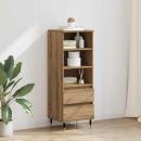 ARDEBO.de - Highboard Artisan-Eiche 40 x 36 x 110 cm Holzwerkstoff