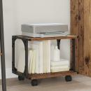 ARDEBO.de - Druckerständer Altholz 41 x 28 x 33,5 cm Holzwerkstoff