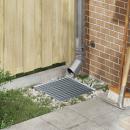 ARDEBO.de - Gitter Silber 40 x 40 x 2 cm Feuerverzinkter Stahl