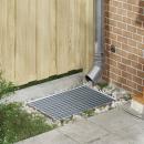 ARDEBO.de - Gitter Silber 60 x 40 x 2 cm Feuerverzinkter Stahl