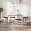 ARDEBO.de - Sitzkissen 4 pcs Dunkelgrau 40 x 40 x 3 cm Cordstoff