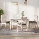 ARDEBO.de - Sitzkissen 4 pcs Taupe 40 x 40 cm Mikrofaserstoff