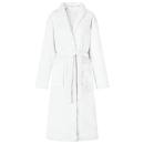 ARDEBO.de - Bademantel ohne Kapuze Weiß xl Flanell