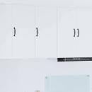 ARDEBO.de - Küchenwandschrank mit Regal Weiß 40 x 31 x 80 cm Holzwerkstoff