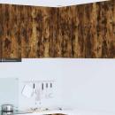 ARDEBO.de - Küchenwandschrank mit Regal Geräucherte Eiche 57 x 57 x 80 cm