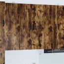 ARDEBO.de - Küchenwandschrank mit Regal Geräucherte Eiche 60 x 31 x 100 cm