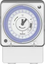 ARDEBO.de Theben SUL 184 FM WM Analoge Zeitschaltuhr 1 Kanal, Fronttafeleinbau/Wandmontage, 110 - 230 V AC, Tagesprogramm, quarzgesteuert, Gangreserve 3 Tage, mechanisch, kürzeste Schaltzeit 15 min 1840200
