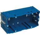 ARDEBO.de - 2-fach Brüstungskanal-Geräte- dose zum Aufrasten auf die